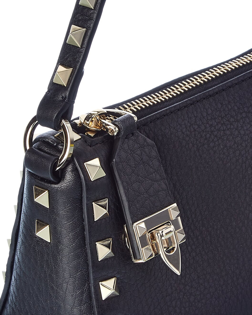 Valentino Garavani - Rockstud Small Grainy Leather Crossbody