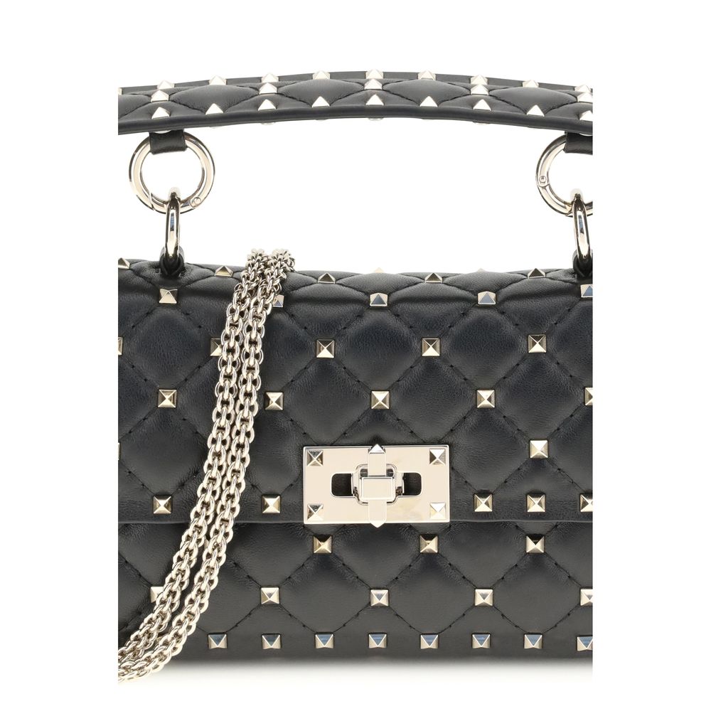 Small Leather Rockstud Spike Handbag