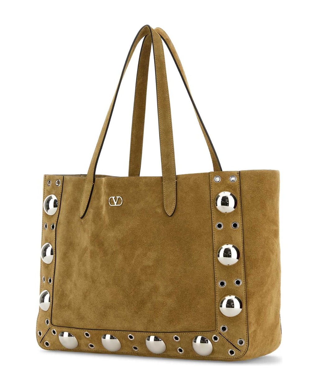 Valentino Garavani - Beige Suede Nellcã´te Shopping Bag